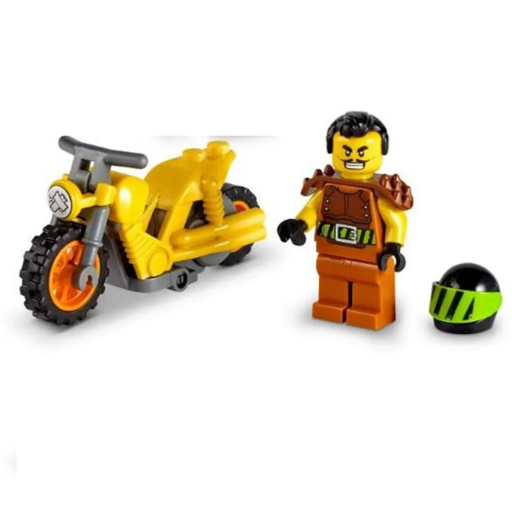 NEW LEGO City Stuntz Fly wheel Motorcycle Minifigure CHRISTMAS STOCKING stuffer